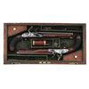 Image 1 : Attractive Cased Pair Of British Flintlock Officers Pistols by Gatehouse
