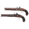 Image 2 : Attractive Cased Pair Of British Flintlock Officers Pistols by Gatehouse