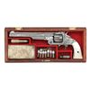 Stunning Cased & Nimschke Engraved S&W No. 3 Second Model Rimfire American Shipped To Wexel Degress
