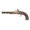 Image 2 : British Brass-Barreled Flintlock Holster Pistol by Allport & Ketland