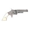 Image 3 : Engraved & Silver-Plated Smith & Wesson No. 1 Second Issue Revolver with Gutta-Percha Case