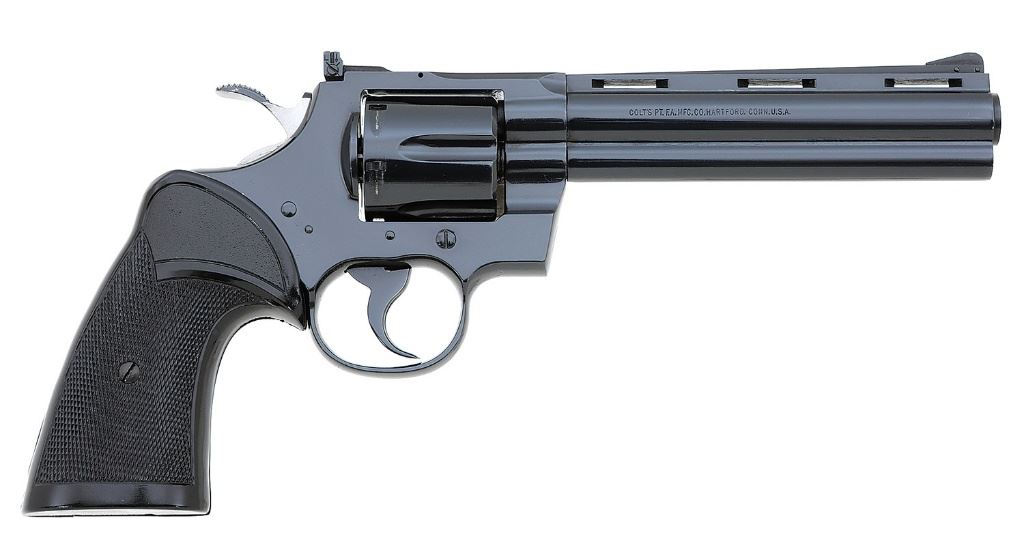 Python Revolver With Multiple View Colt Python Double Action Revolver