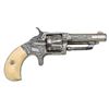 Image 2 : Attractive Engraved Wesson & Harrington No. 3 Single Action Pocket Revolver with Box