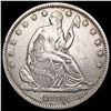 Image 1 : 1839 Seated Liberty Half Dollar CLOSELY UNCIRCULATED