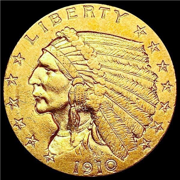 1910 $2.50 Gold Quarter Eagle UNCIRCULATED