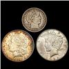 Image 1 : 1886-1923 Varied US Silver Coinage Lot [3 Coins] HIGH GRADE