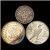 Image 2 : 1886-1923 Varied US Silver Coinage Lot [3 Coins] HIGH GRADE