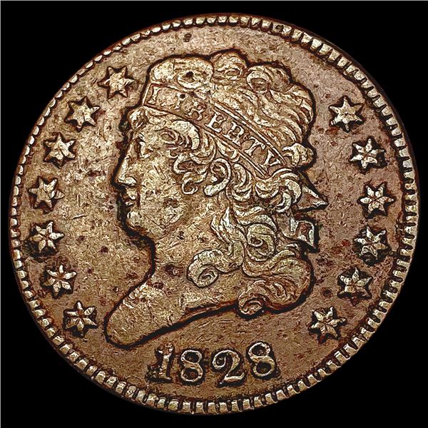 1828 Classic Head Half Cent NICELY CIRCULATED