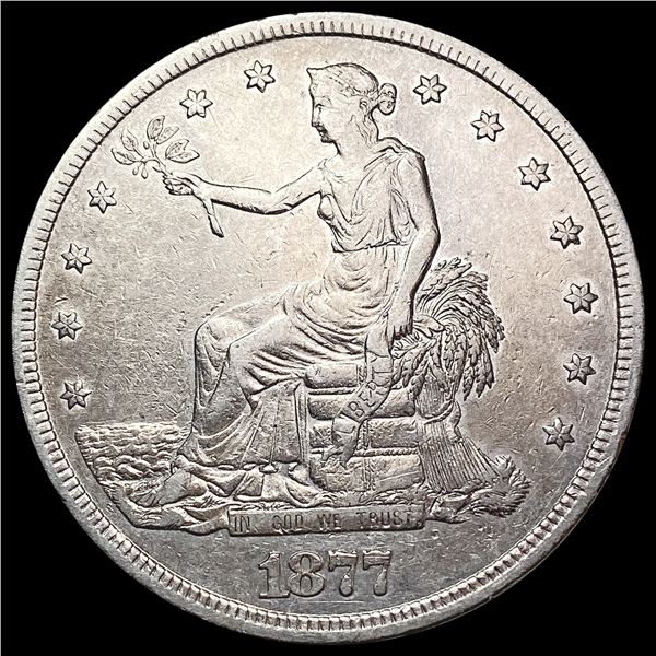 1877-S Silver Trade Dollar CLOSELY UNCIRCULATED