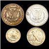 Image 2 : 1891-1944 Varied US Silver Coinage Lot [4 Coins] HIGH GRADE
