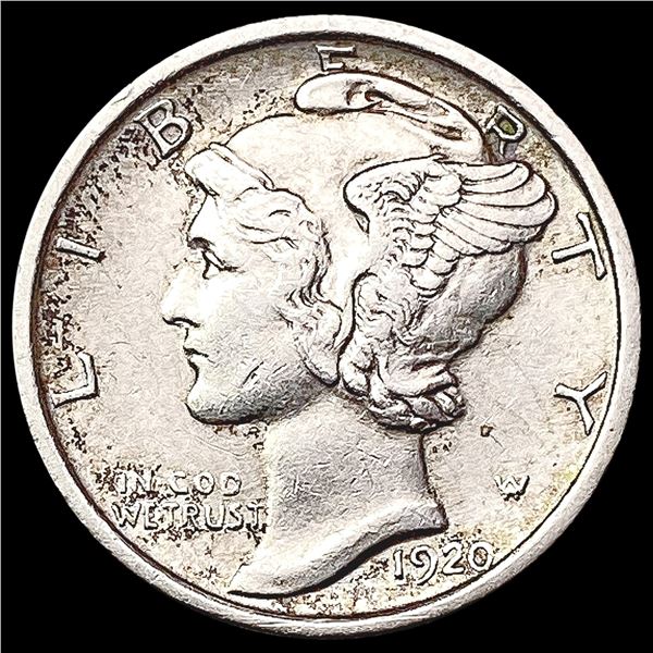 1920-S Mercury Dime CLOSELY UNCIRCULATED