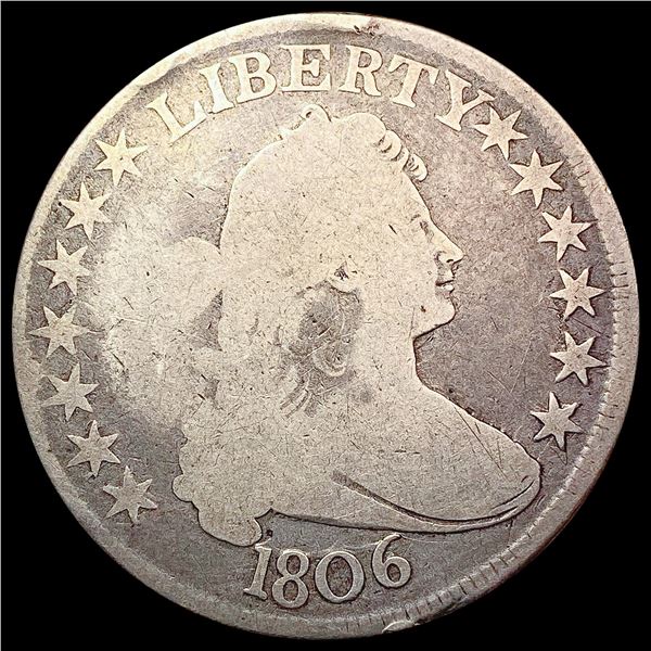 1806 Draped Bust Half Dollar NICELY CIRCULATED