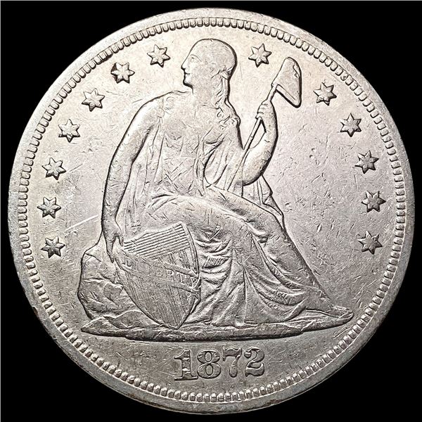 1872 Seated Liberty Dollar CLOSELY UNCIRCULATED