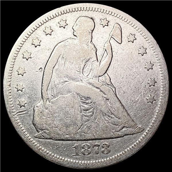 1873 Seated Liberty Dollar NICELY CIRCULATED