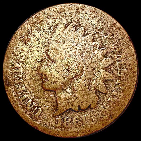 1866 Indian Head Cent NICELY CIRCULATED