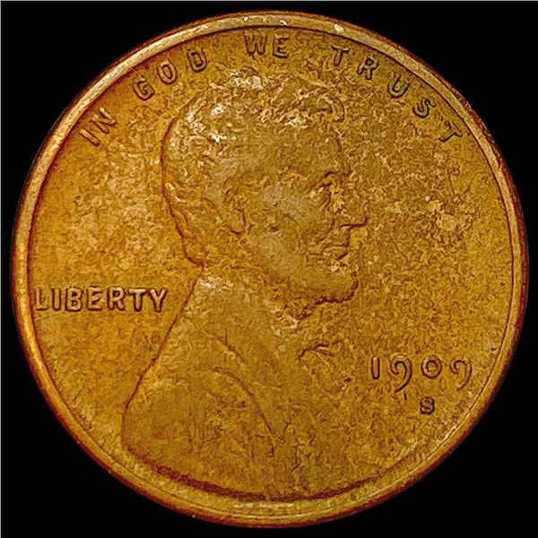1909-S Wheat Cent LIGHTLY CIRCULATED