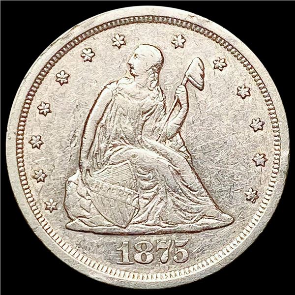 1875-S Twenty Cent Piece CLOSELY UNCIRCULATED