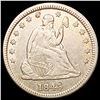 Image 1 : 1845 Seated Liberty Quarter CLOSELY UNCIRCULATED