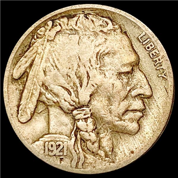 1921 S Buffalo Nickel LIGHTLY CIRCULATED