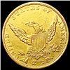 Image 2 : 1836 $2.50 Gold Quarter Eagle CLOSELY UNCIRCULATED