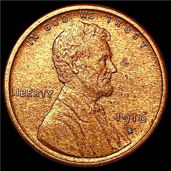 1916-S Wheat Cent HIGH GRADE