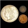 Image 1 : 1857-1880 Varied US Coinage Lot [3 Coins] HIGH GRADE