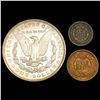 Image 2 : 1857-1880 Varied US Coinage Lot [3 Coins] HIGH GRADE