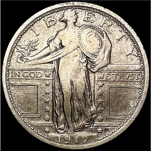 1917 Standing Liberty Quarter LIGHTLY CIRCULATED