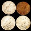 Image 2 : [4] 1934-1935 Silver Peace Dollar HIGH GRADE