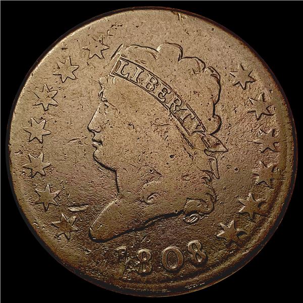 1808 Classic Head Large Cent NICELY CIRCULATED