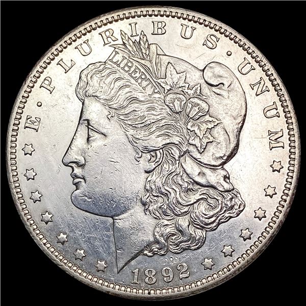 1892-CC Morgan Silver Dollar CLOSELY UNCIRCULATED