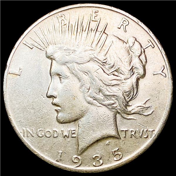 1935-S Silver Peace Dollar CLOSELY UNCIRCULATED