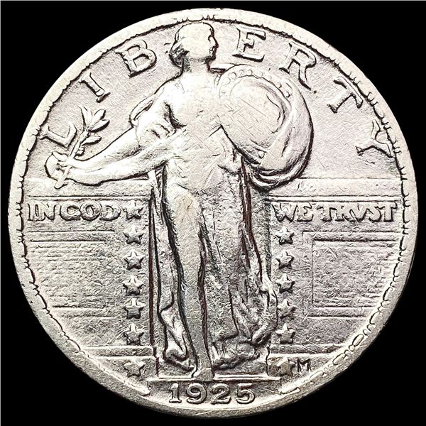1925 Standing Liberty Quarter LIGHTLY CIRCULATED