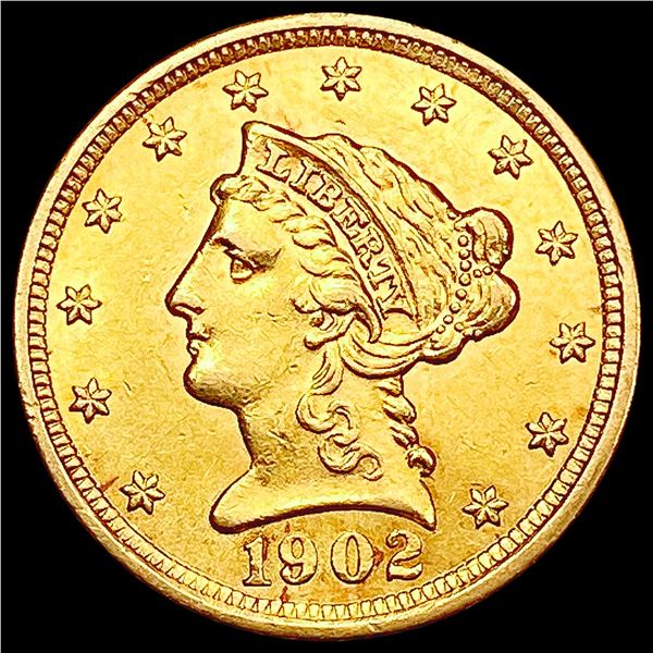 1902 $2.50 Gold Quarter Eagle UNCIRCULATED