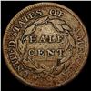 Image 2 : 1809 Classic Head Half Cent NICELY CIRCULATED