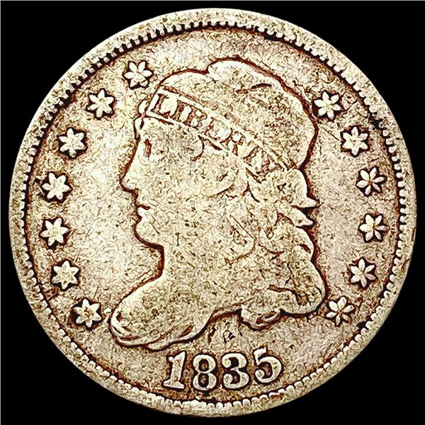 1835 Capped Bust Half Dime NICELY CIRCULATED