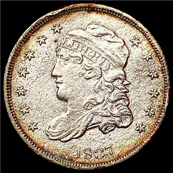 1837 Capped Bust Half Dime LIGHTLY CIRCULATED