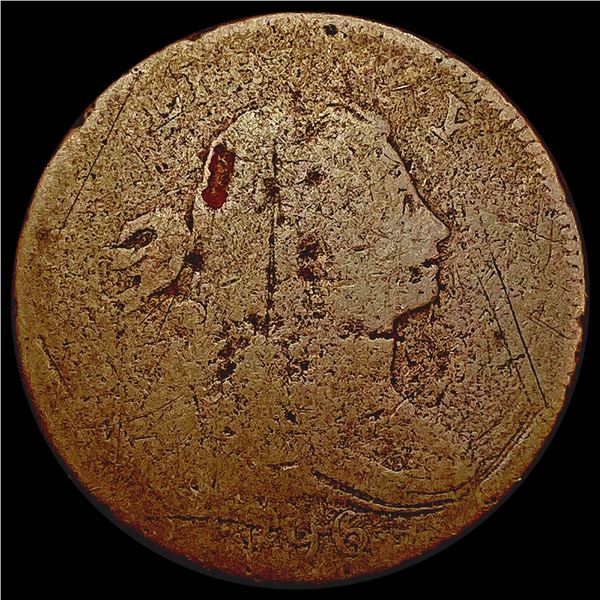 1796 Draped Bust Large Cent NICELY CIRCULATED