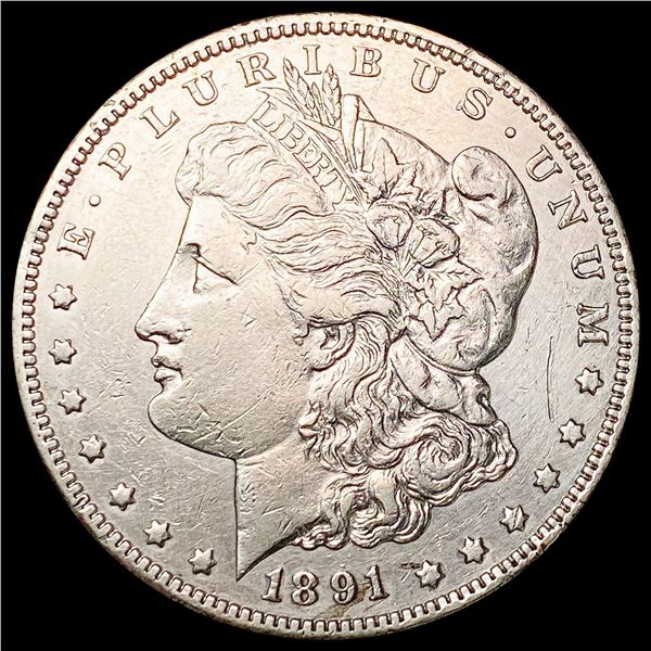 1891-CC Morgan Silver Dollar CLOSELY UNCIRCULATED