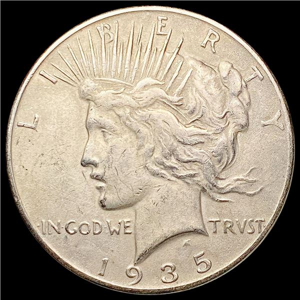 1935 Silver Peace Dollar CLOSELY UNCIRCULATED