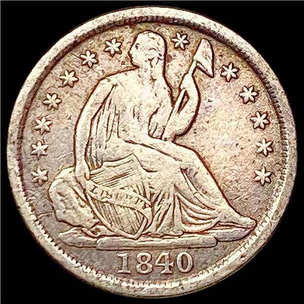 1840-O Seated Liberty Half Dime LIGHTLY CIRCULATED