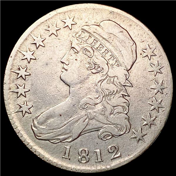 1812 Capped Bust Half Dollar NEARLY UNCIRCULATED