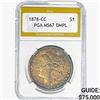 Image 1 : 1878-CC Morgan Silver Dollar PGA MS67 DMPL