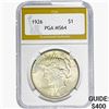 Image 1 : 1926 Silver Peace Dollar PGA MS64