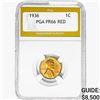 Image 1 : 1936 Wheat Cent PGA PR66 RED