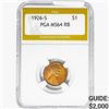 Image 1 : 1926-S Wheat Cent PGA MS64 RB