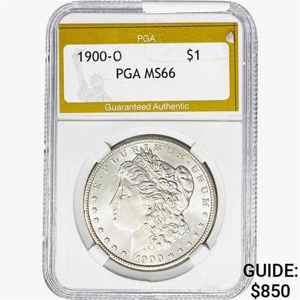 1900-O Morgan Silver Dollar PGA MS66
