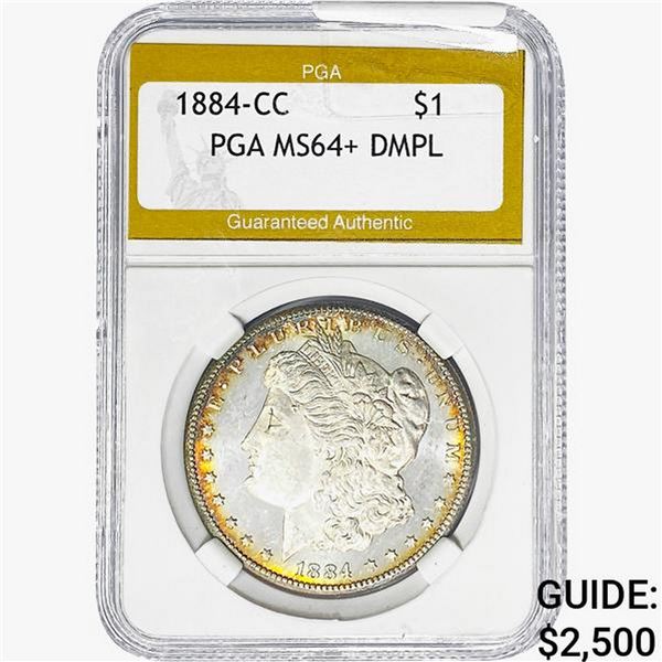 1884-CC Morgan Silver Dollar PGA MS64+ DMPL