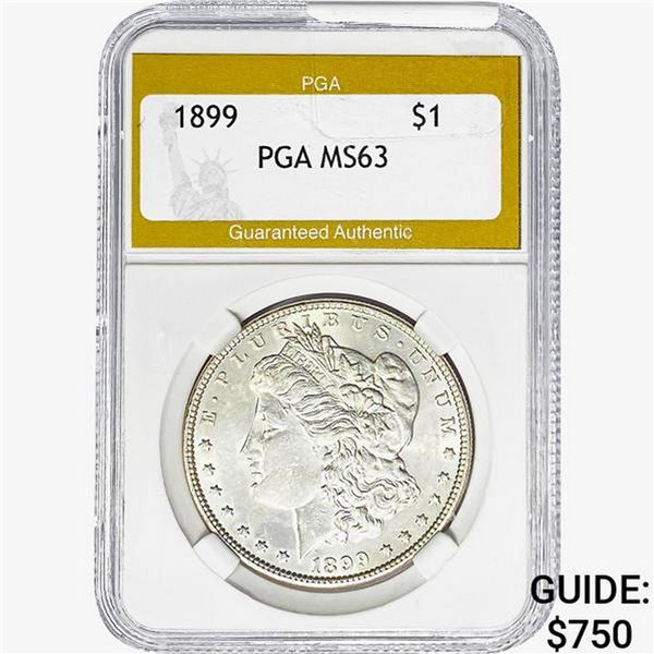 1899 Morgan Silver Dollar PGA MS63
