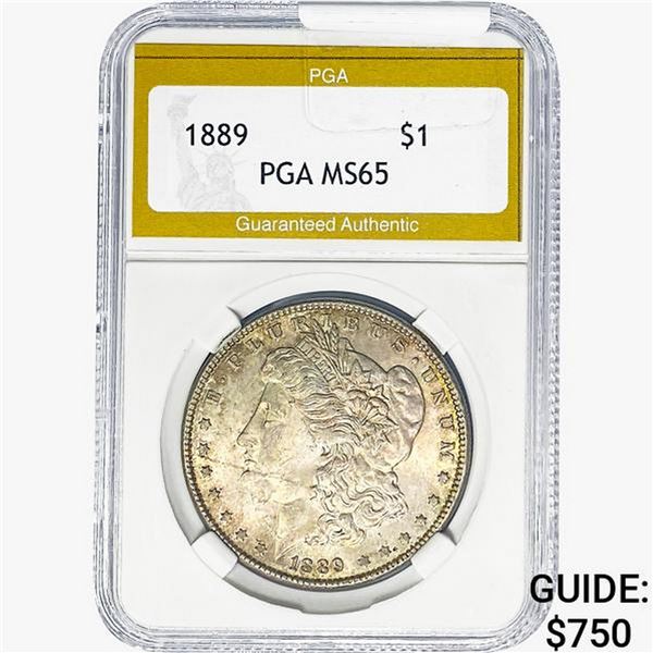 1889 Morgan Silver Dollar PGA MS65